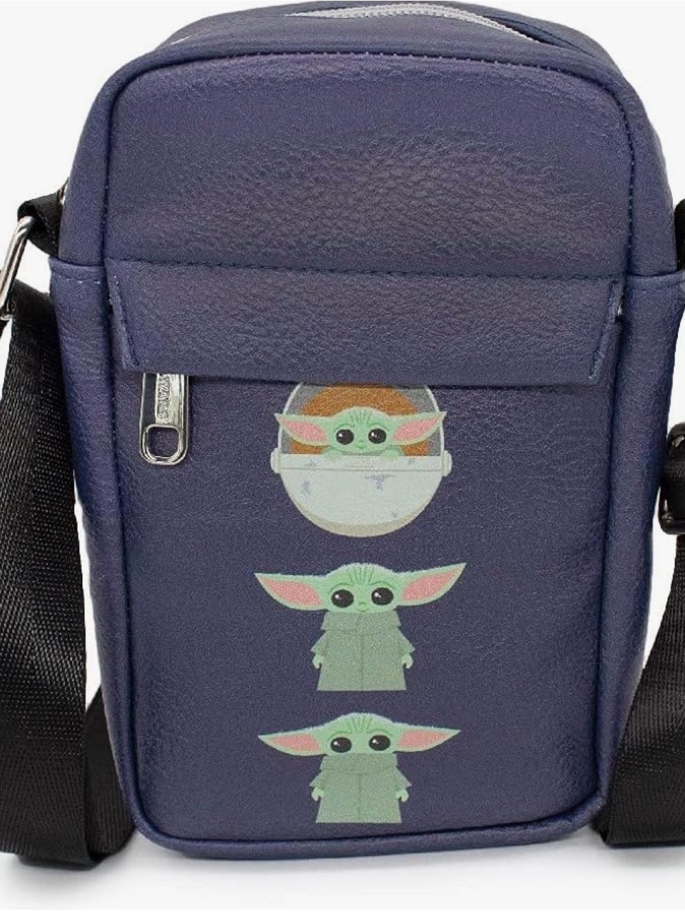 Buckle Down Star Wars Bag, Cross Body, The Mandalorian,Baby Yoda Vegan Leather